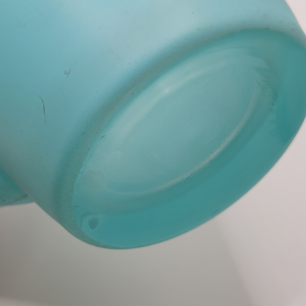 VTG Blue Bleno Pitcher | Gold Trim | 9.5" - Picture 5 of 11